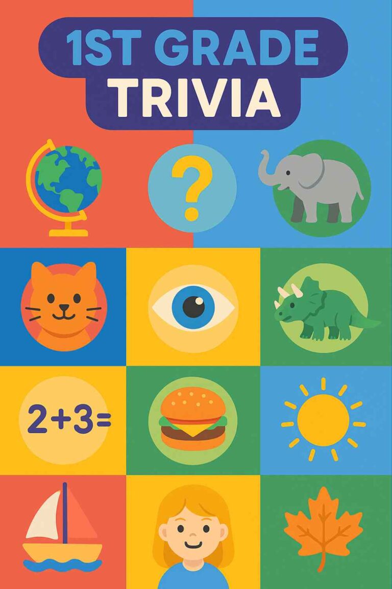 First Grade Math Trivia 225 1st Grade Trivia Questions with Answers