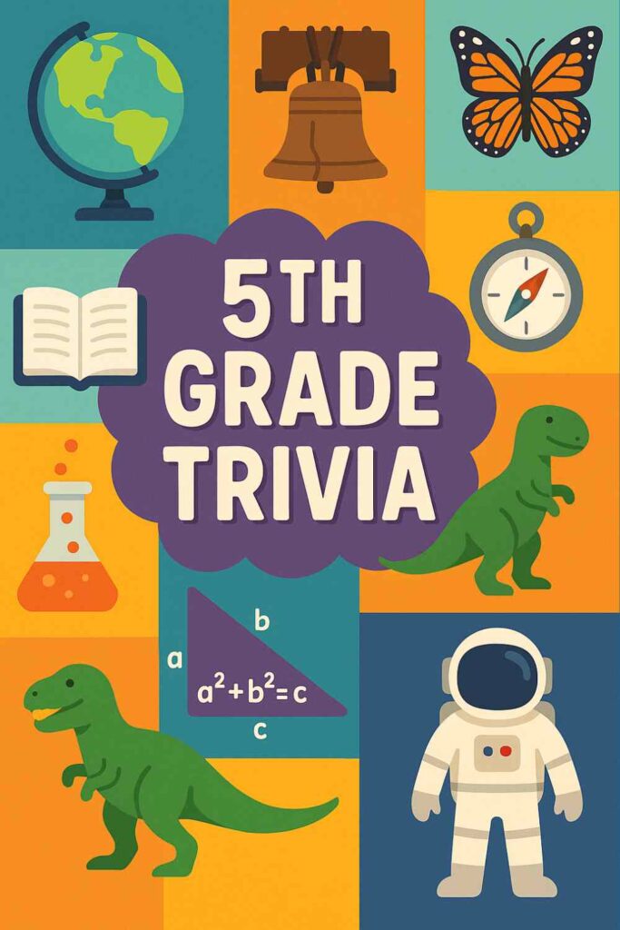 5th grade trivia pin
