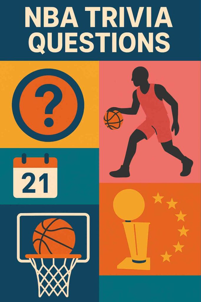 NBA trivia pin