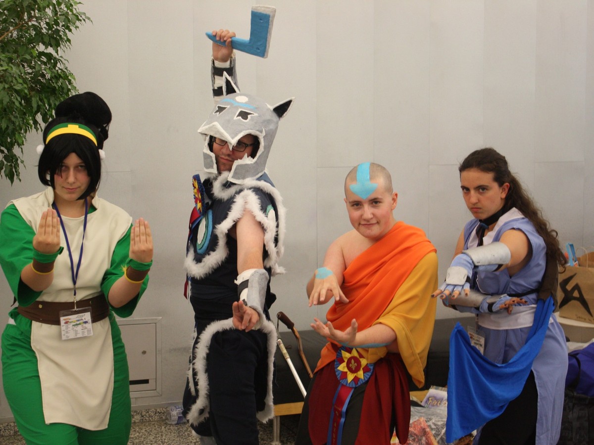 Avatar: The Last Airbender character cosplayers at Otakuthon