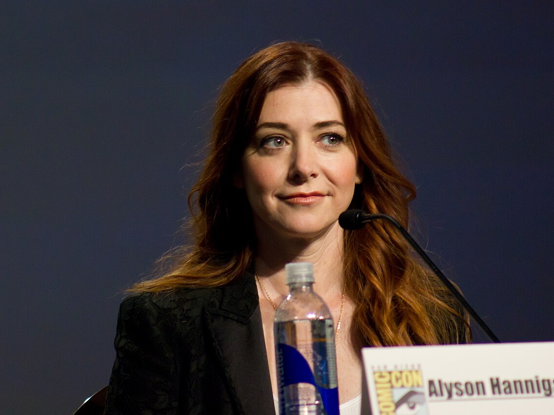 Alyson Hannigan, who played Lily Aldrin in How I Met Your Mother, at Comic-Con 2013