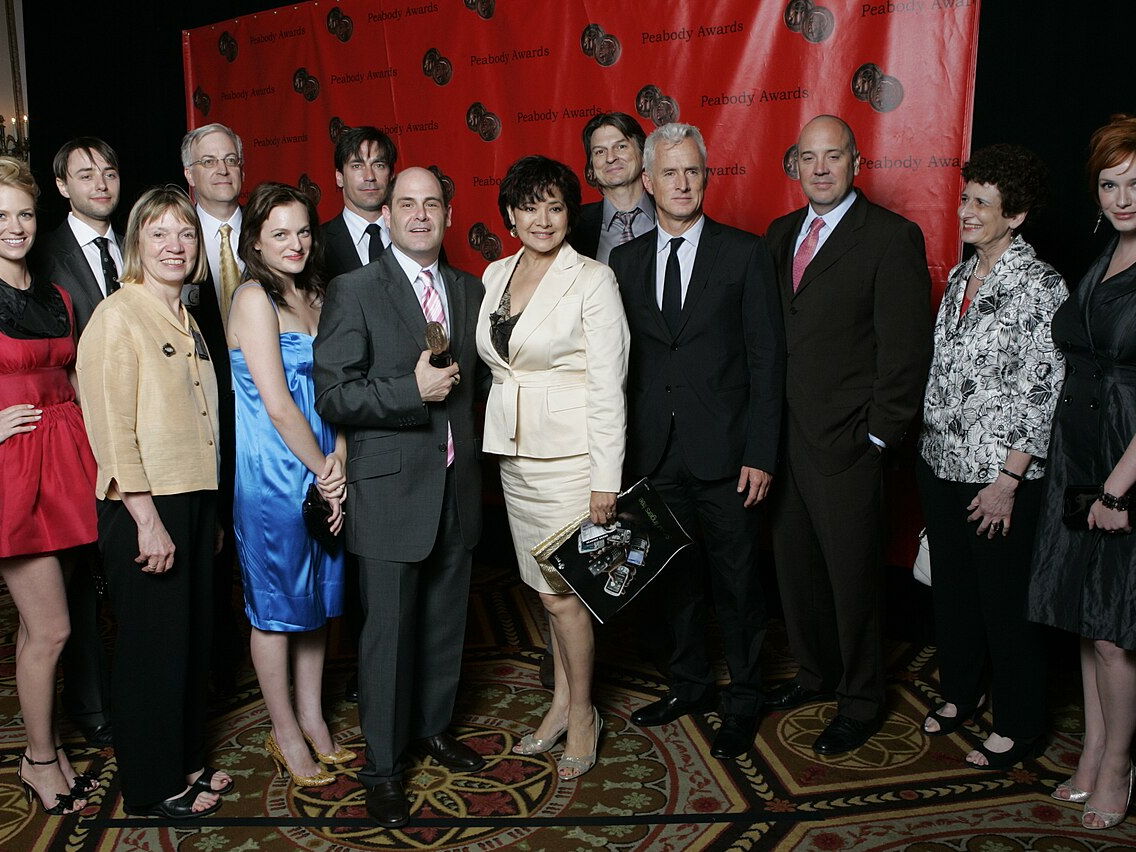 Mad Men ensemble cast at the Peabody Awards in New York