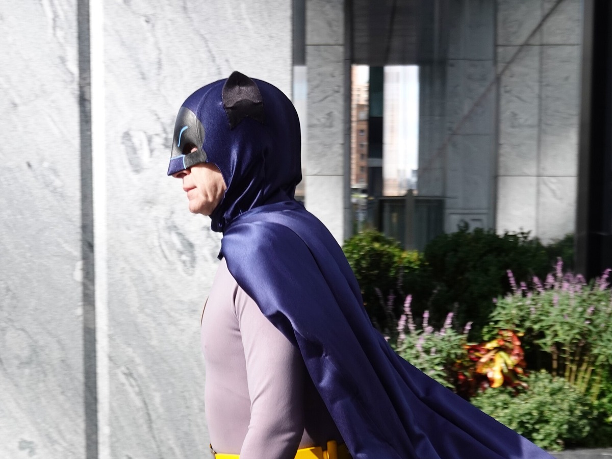Batman 1966 costume at New York Comic Con