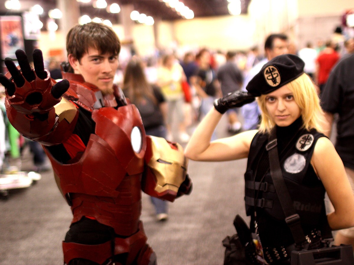 Iron Man cosplayer at Phoenix Comicon
