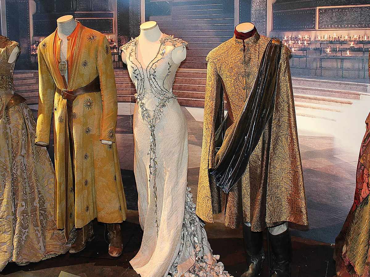 Royal court costumes from Game of Thrones on display