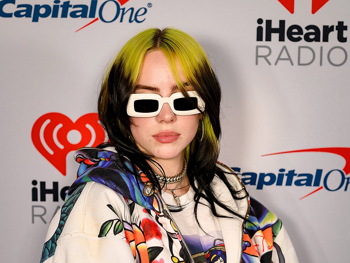 Billie Eilish performing at the 2020 ALTer EGO concert