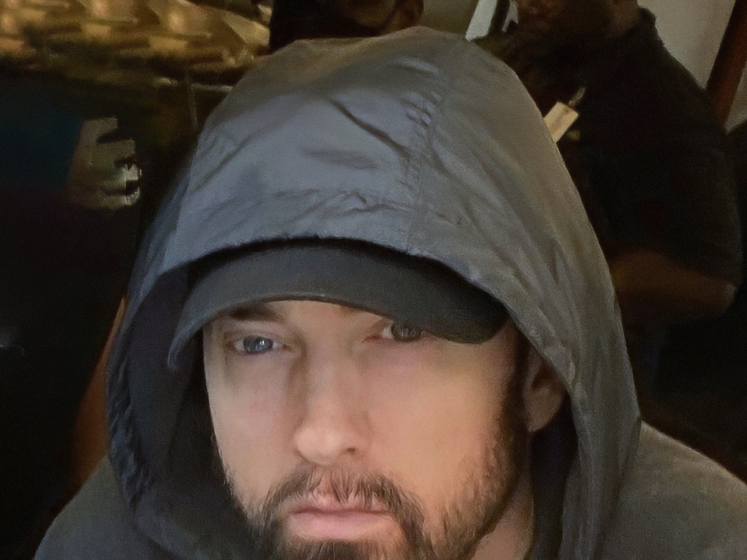 Portrait of Eminem in 2021