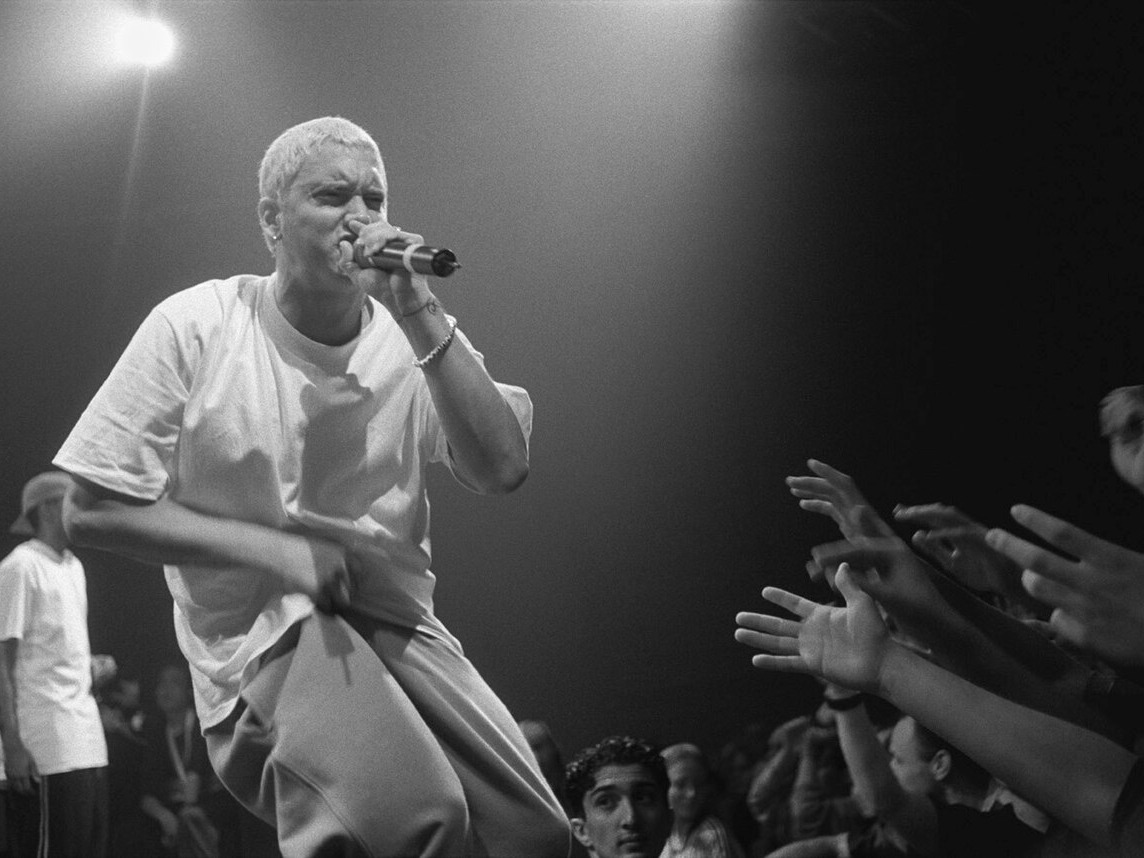 Eminem performing live onstage