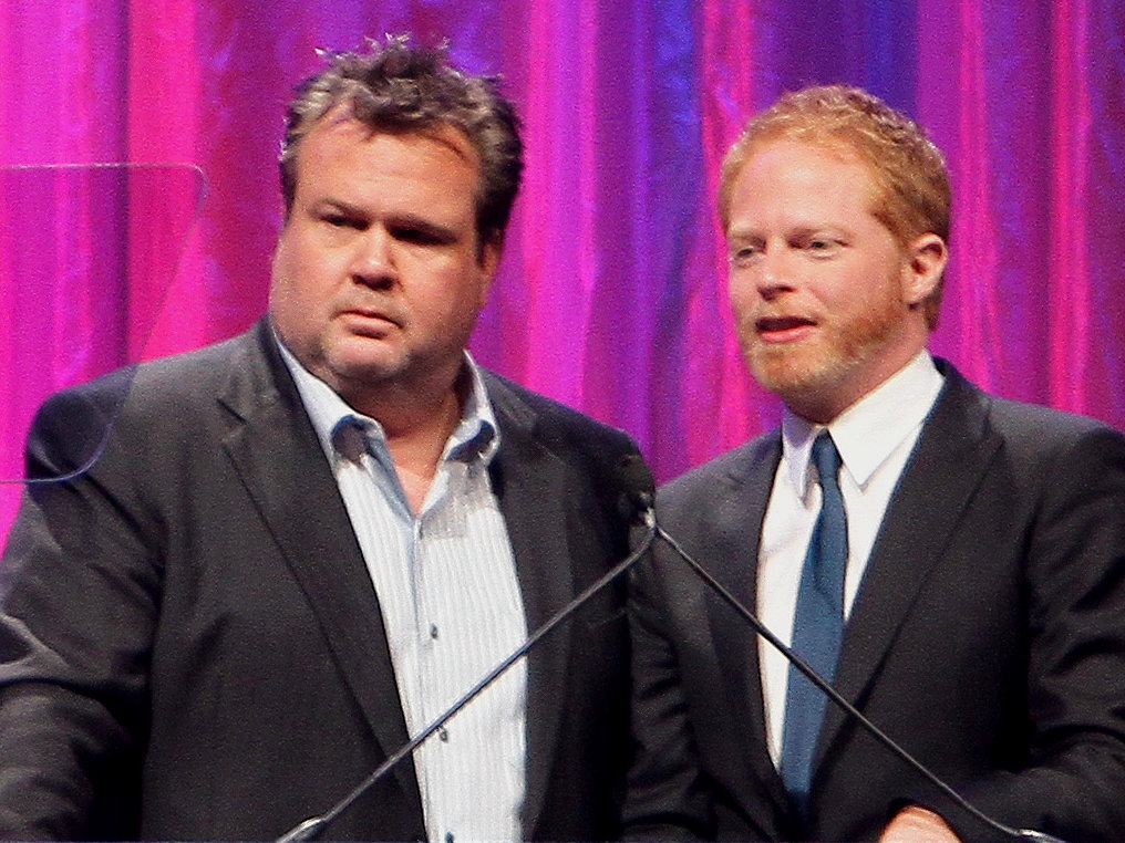 Eric Stonestreet and Jesse Tyler Ferguson at a Modern Family event