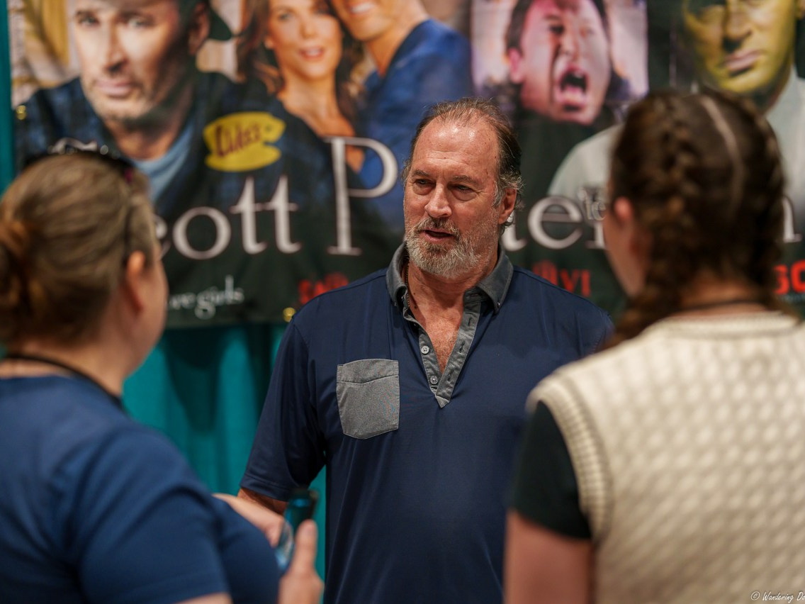 Scott Patterson speaking at a public event