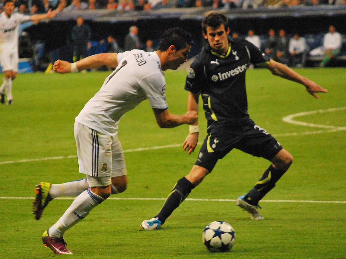 Cristiano Ronaldo in action for Real Madrid