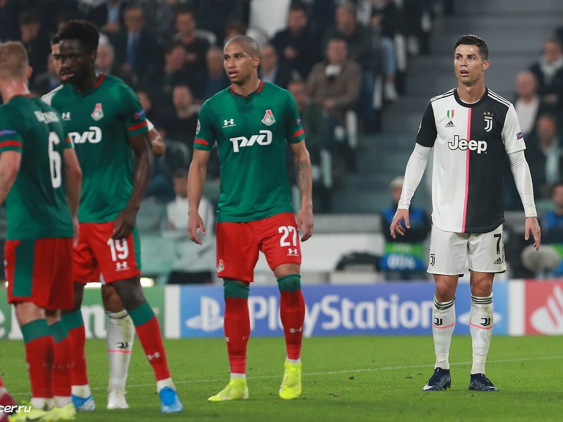 Cristiano Ronaldo in a Juventus match in 2019