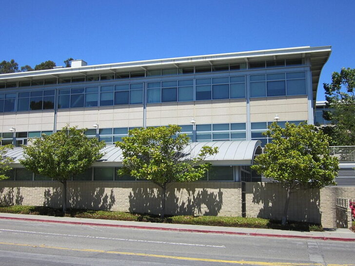 Exterior of YouTube headquarters in San Bruno, California