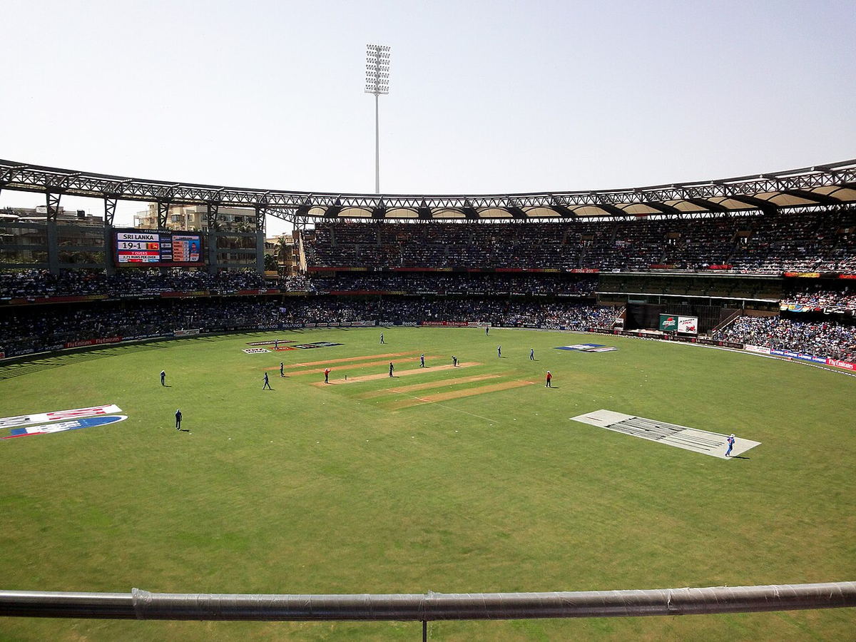Wankhede Stadium during the 2011 Cricket World Cup final in Mumbai