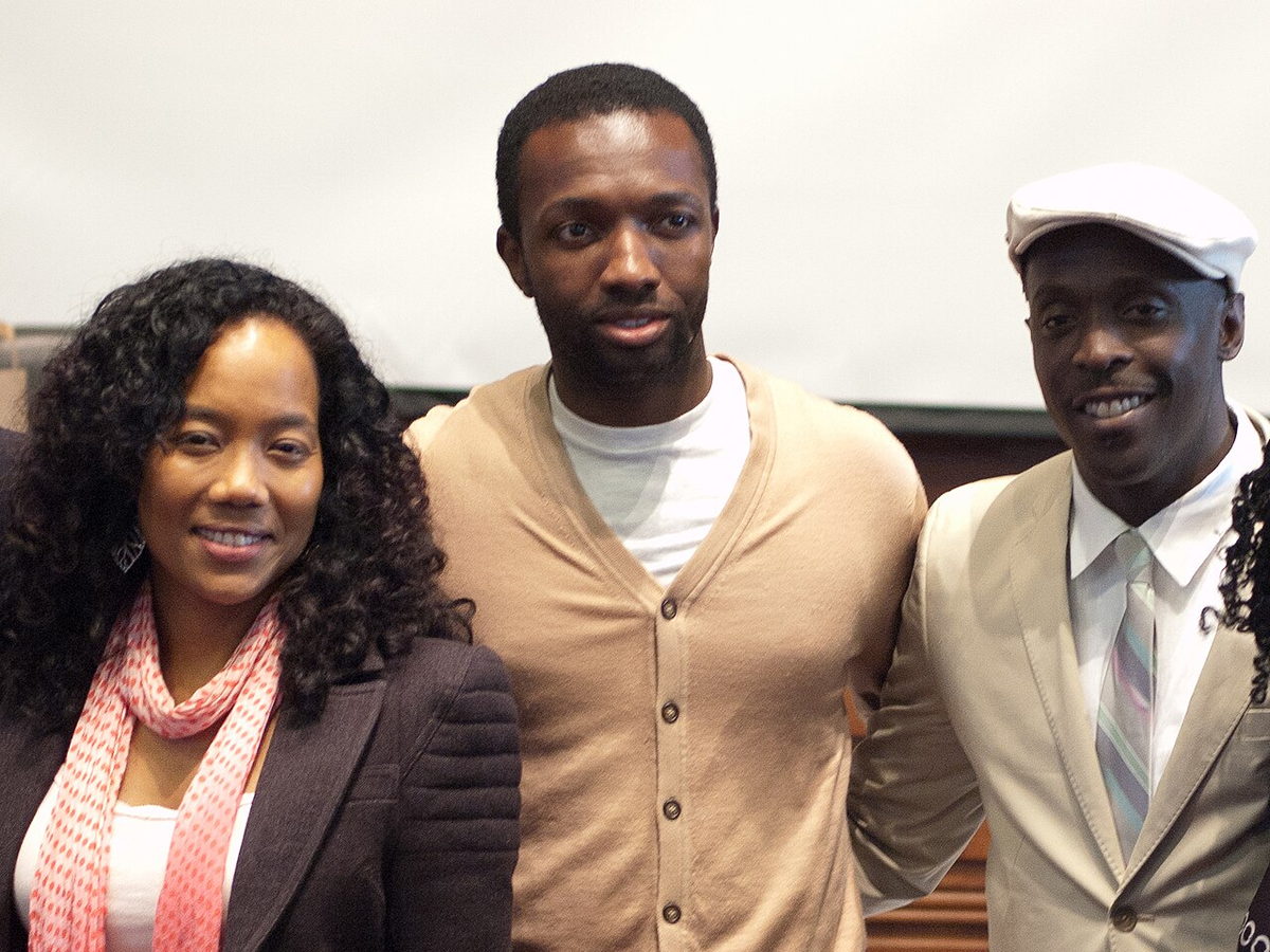 The Wire actors Sonja Sohn, Jamie Hector and Michael K. Williams