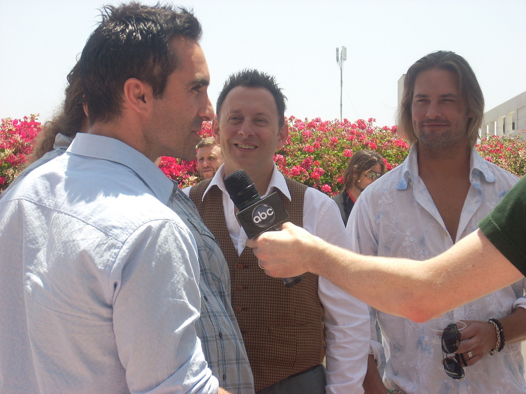 Lost actors Nestor Carbonell, Jorge Garcia, Michael Emerson and Josh Holloway