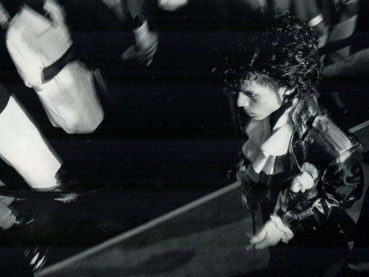 Prince in a 1984 publicity portrait from the Purple Rain era