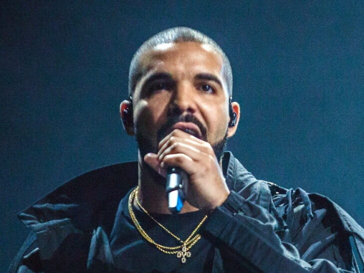 Drake performing live onstage in July 2016