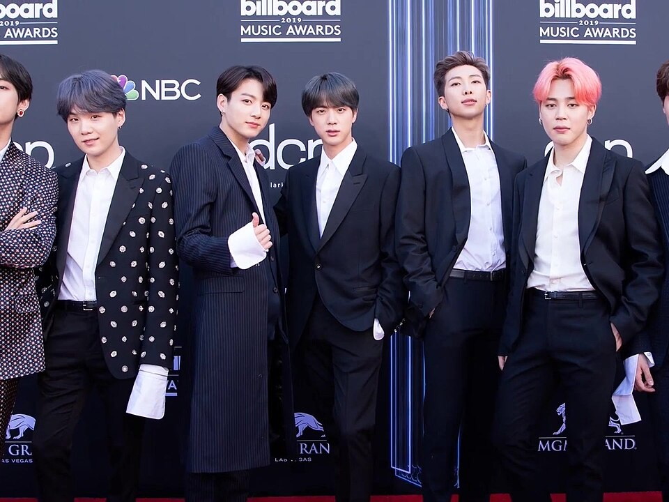 BTS together on the Billboard Music Awards red carpet in 2019