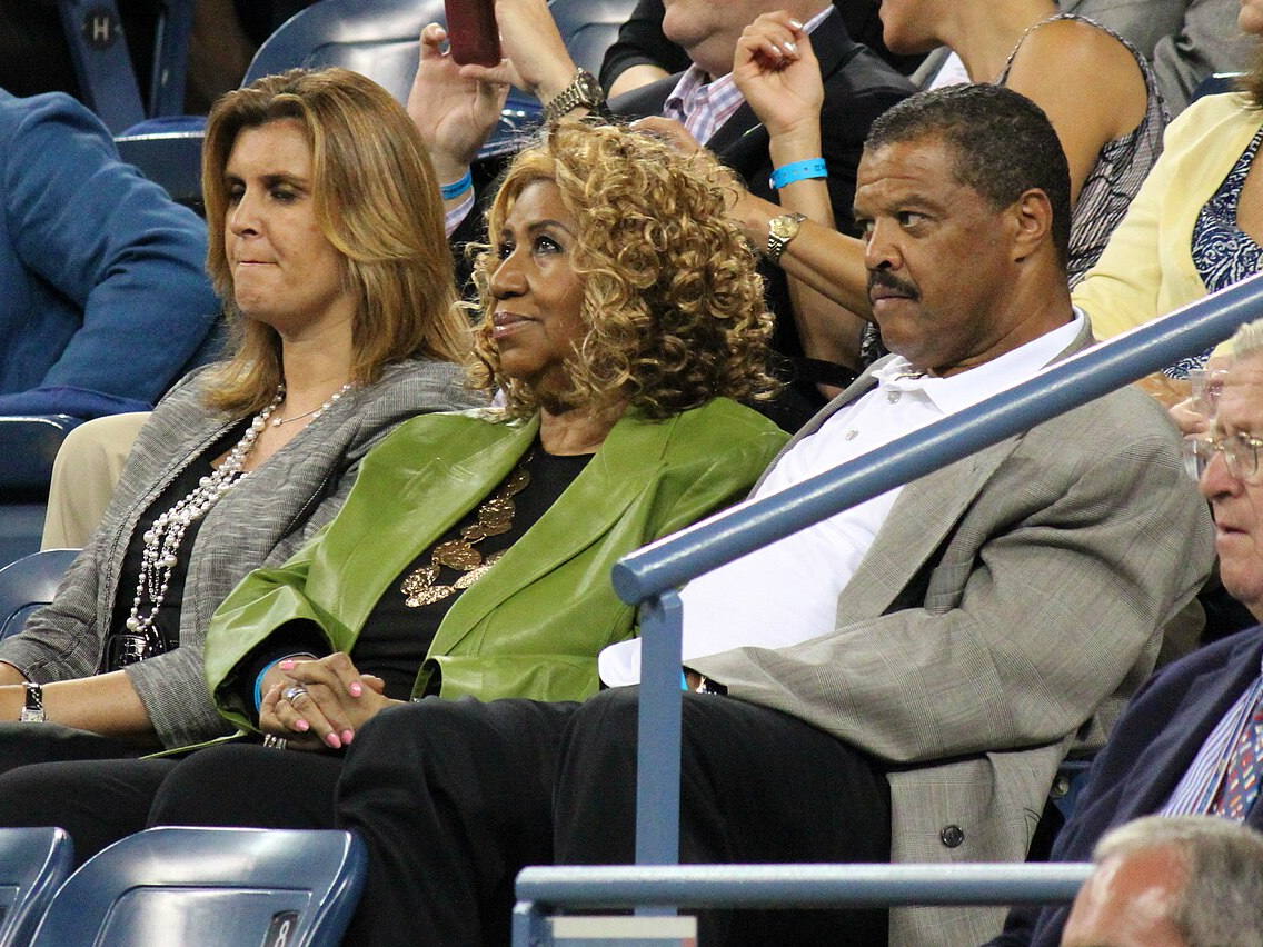 Aretha Franklin performing at the 2011 US Open