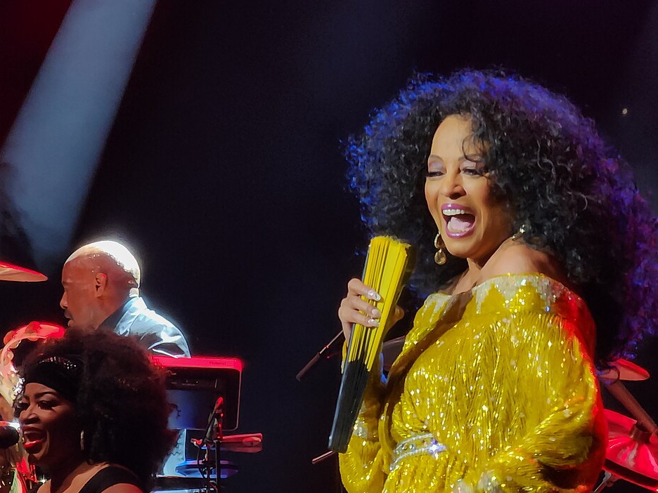 Diana Ross performing onstage at Caesars Windsor in 2023