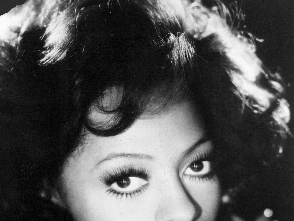 Diana Ross in a studio portrait from 1976