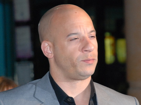 Vin Diesel at the Fast & Furious film premiere in Leicester Square