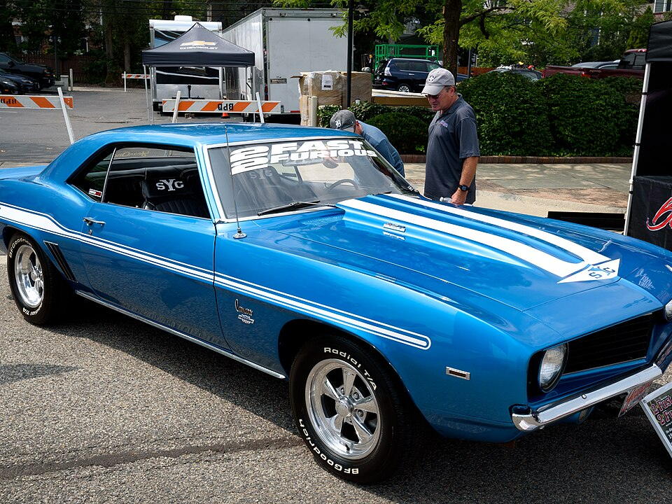 1969 Chevrolet Camaro recreation driven by Paul Walker in 2 Fast 2 Furious