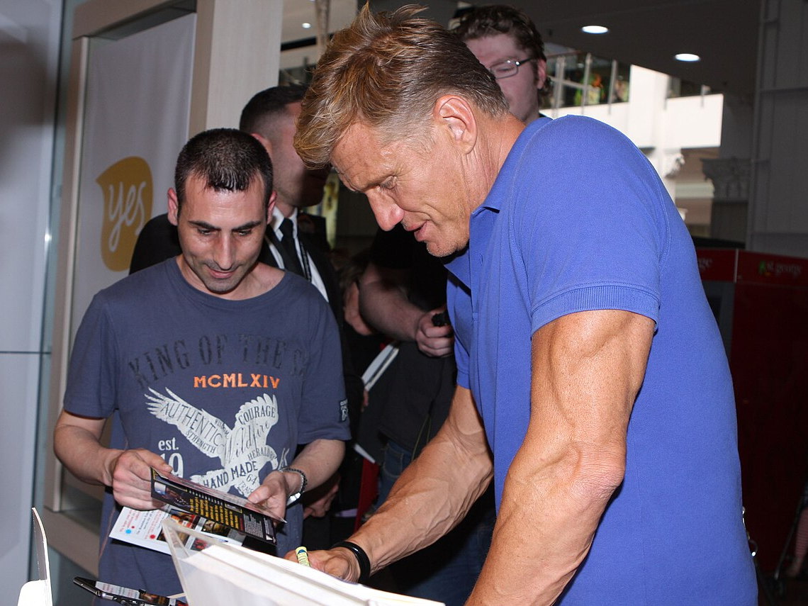 Dolph Lundgren, who played Ivan Drago in Rocky IV