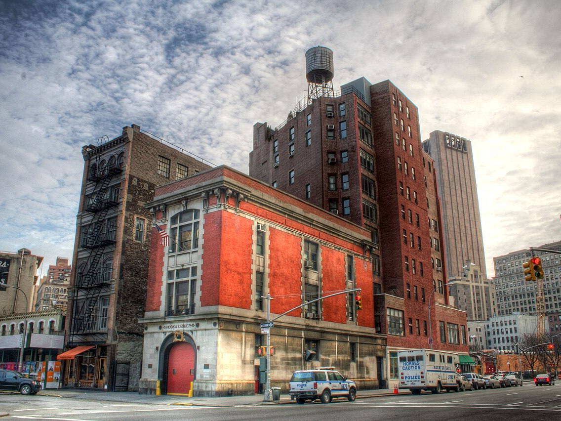 Hook and Ladder 8 firehouse used as Ghostbusters headquarters in New York City