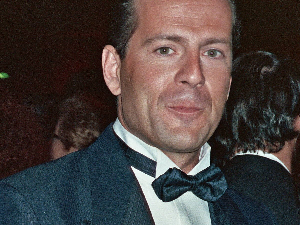 Bruce Willis, who played John McClane in Die Hard, in 1989