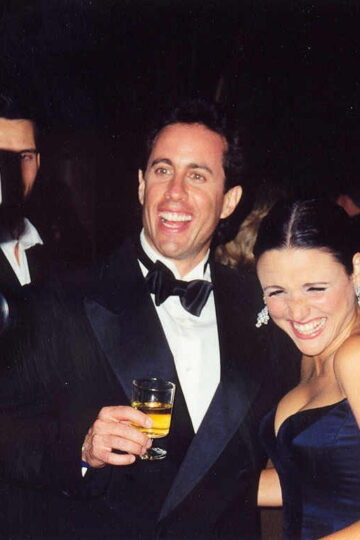 Jerry Seinfeld and Julia Louis-Dreyfus together in 1997
