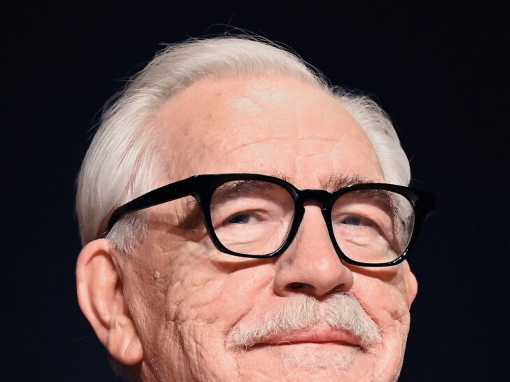 Brian Cox, who portrayed Logan Roy in Succession, at New York Comic Con in 2024