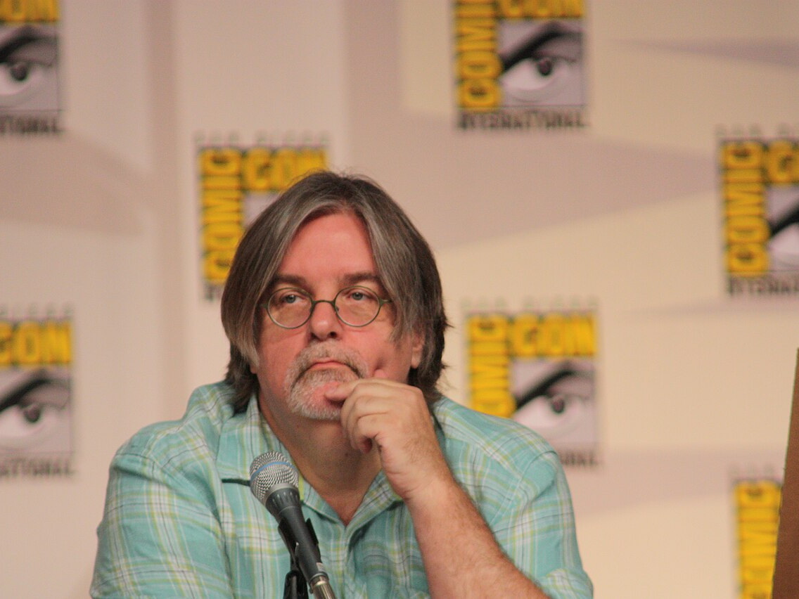 The Simpsons creator Matt Groening speaking at San Diego Comic-Con in 2009