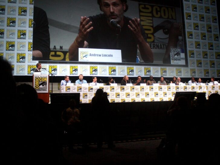 Cast members of The Walking Dead at Comic-Con 2013