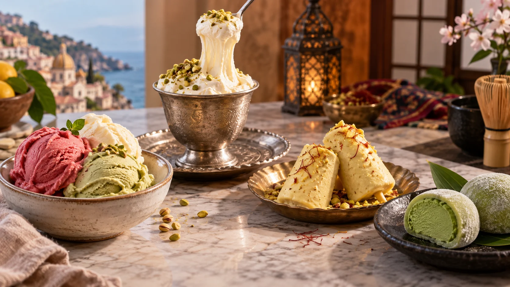 Gelato dondurma kulfi and mochi showcase frozen treats from around the world