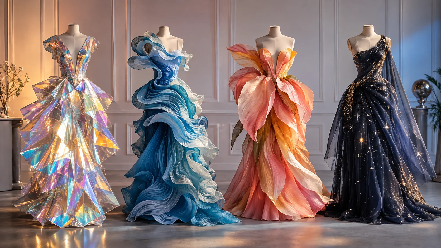 Sculptural pop fashion for 98 Katy Perry trivia