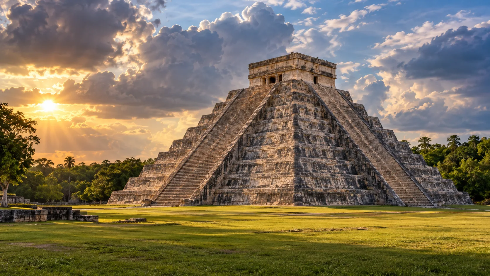 Chichen Itza in dramatic light