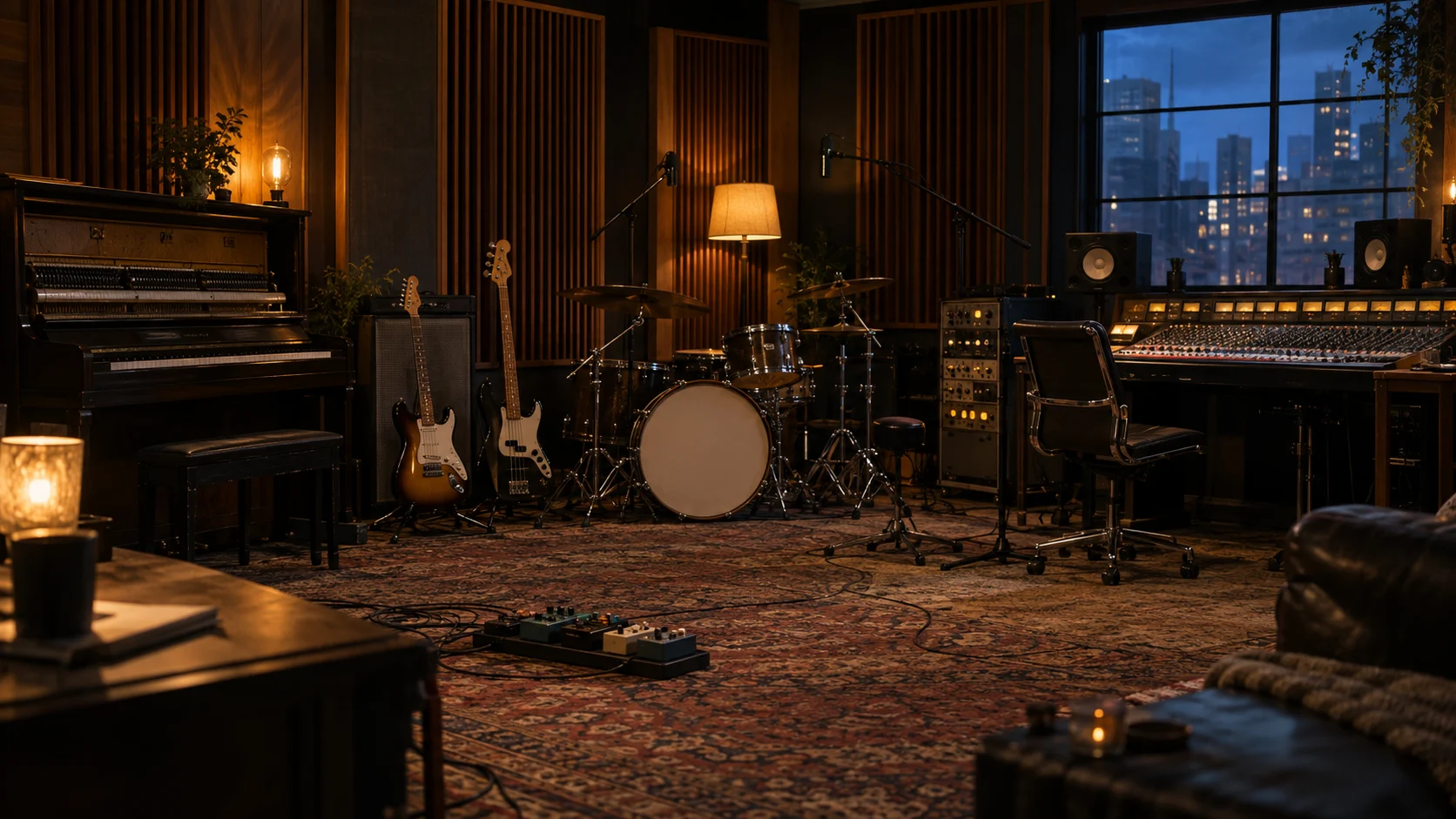 Atmospheric rock studio for 120 U2 trivia